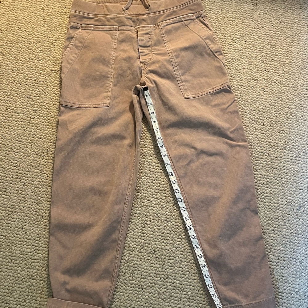James Perse Women's Tan/Blush Cropped Pants